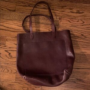 madewell medium transport leather tote